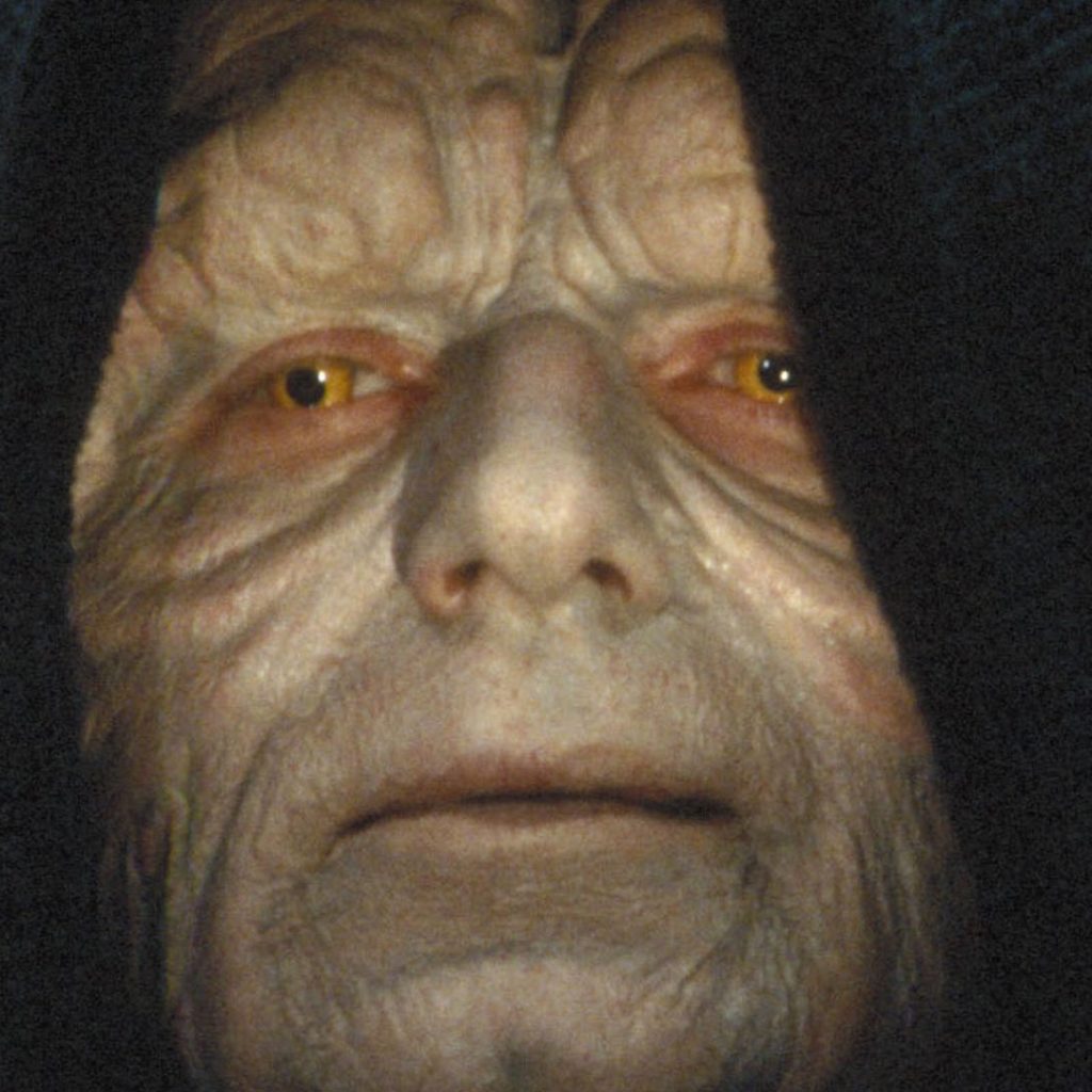 Imperator Palpatine to moja ulubiona postać 